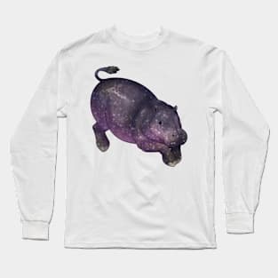 Cozy Pygmy Hippo Long Sleeve T-Shirt